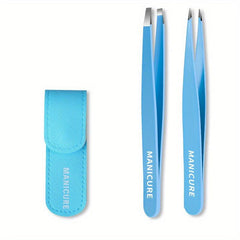 Professional Stainless Steel Tweezers for Eyebrows - Precision Hair Removal