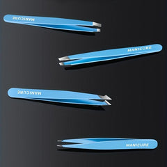 Professional Stainless Steel Tweezers for Eyebrows - Precision Hair Removal