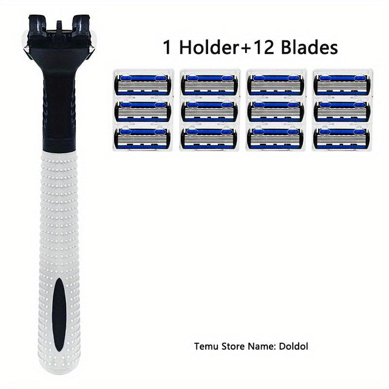 6-Layer Manual Safety Razor Classic Shaving Set