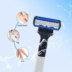 6-Layer Manual Safety Razor Classic Shaving Set