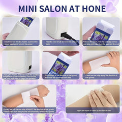 Soft Wax Roller Cartridge Hair Removal Waxing Kit Women Full Body Area Waxing