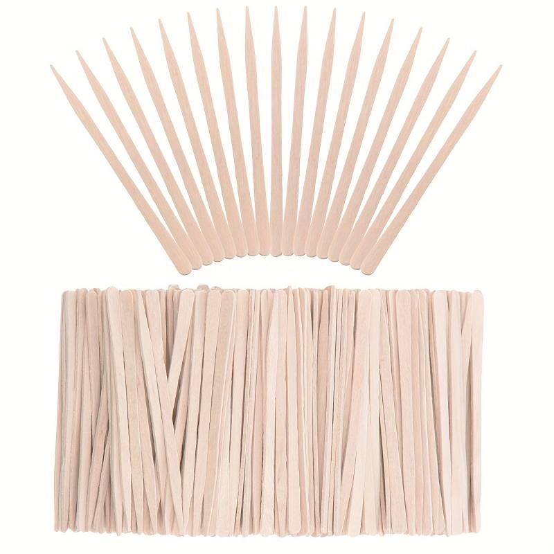 Wax Sticks Wood Spatulas for Hair and Eyebrow Removal