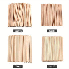 Wax Sticks Wood Spatulas for Hair and Eyebrow Removal