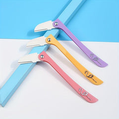 Stainless Steel Folding Eyebrow Razor for Hair Shaving