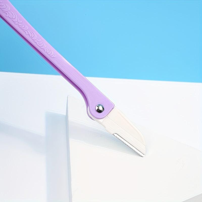 Stainless Steel Folding Eyebrow Razor for Hair Shaving