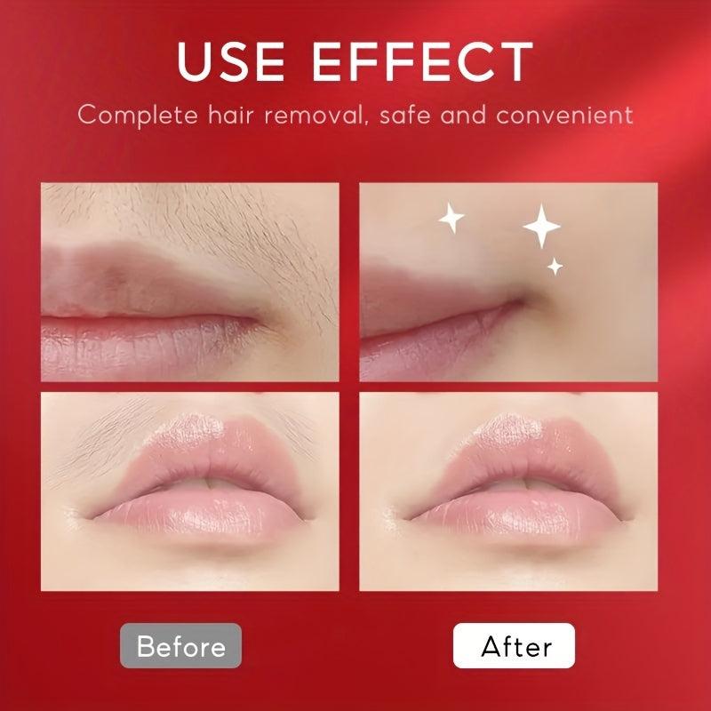 Hypoallergenic Facial Wax Strips for Hair Removal 72 Count