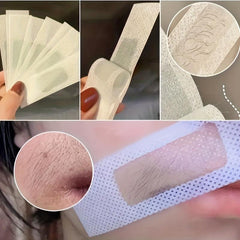 50 Painless Hair Removal Wax Strips for Women and Men