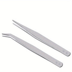 Precision Eyelash Extension Tweezers for False Lashes, Salon & Home Use