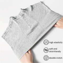 5 Pcs Men's Disposable Travel Underwear Breathable Cotton Comfort