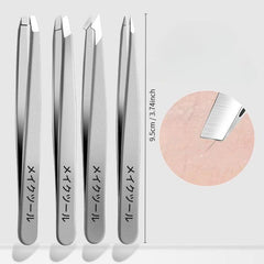 Stainless Steel Eyebrow Clip Set Ingrown Hair Removal Tool