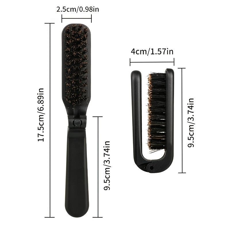 Mythus Beard Brush Foldable Beard Brush for Travel
