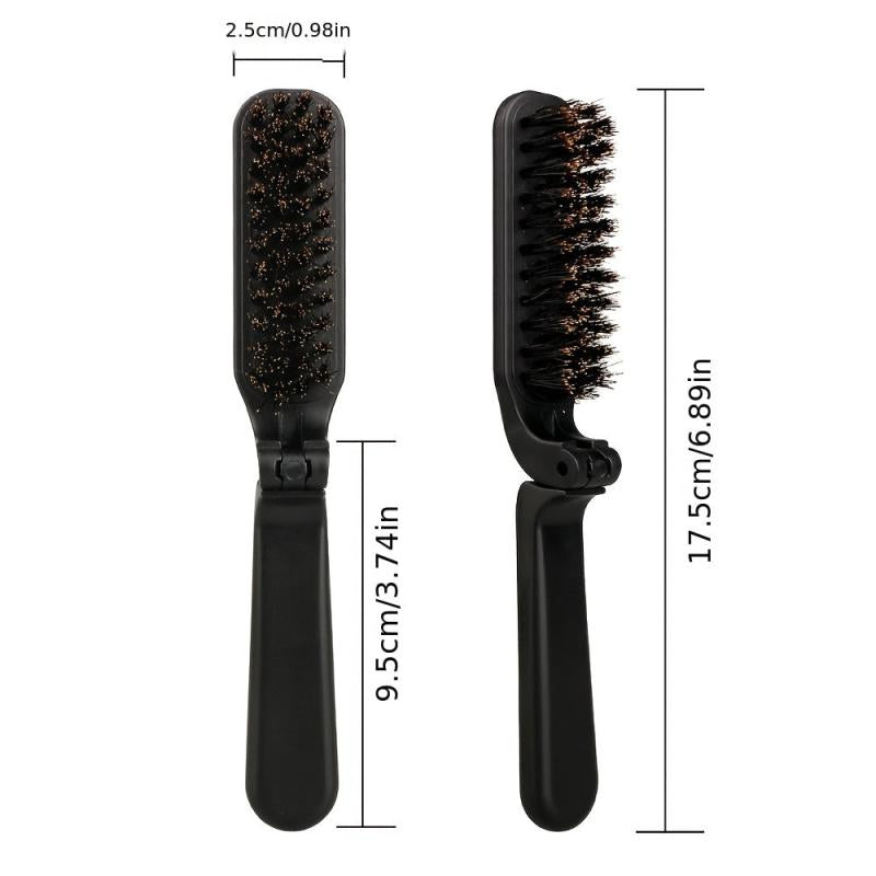 Mythus Beard Brush Foldable Beard Brush for Travel