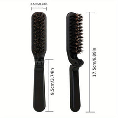 Mythus Beard Brush Foldable Beard Brush for Travel