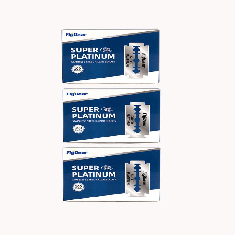Stainless Steel Double Sided Blade Manual Razor Blades Shaving Barber's