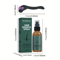 Beard Growth Kit Spray Roller Set For Patchy Beard Growth