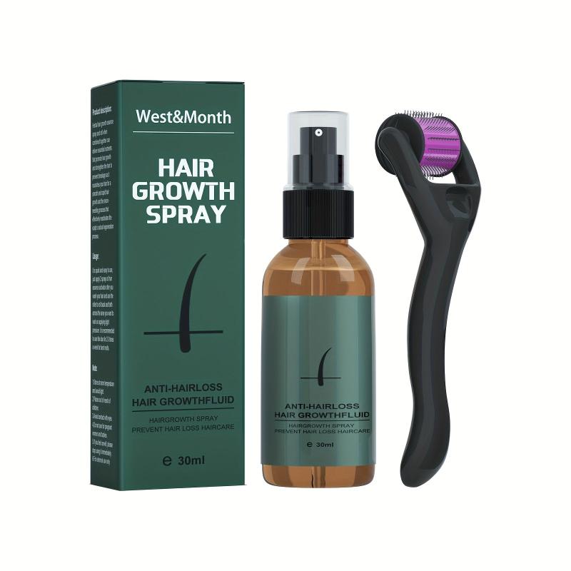 Beard Growth Kit Spray Roller Set For Patchy Beard Growth