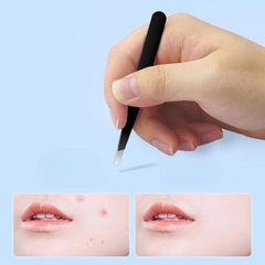 Stainless Steel Eyebrow Tweezers with Magnifying Makeup Beauty Tool