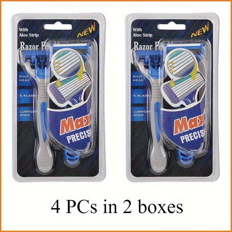 2 Boxes Sharp 5 Layer Razor Blades Replacement Blades Vintage Wet Shave Shaving