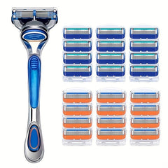 Classic 5 Layers Manual Safety Razor Shaving Set for Men and Women
