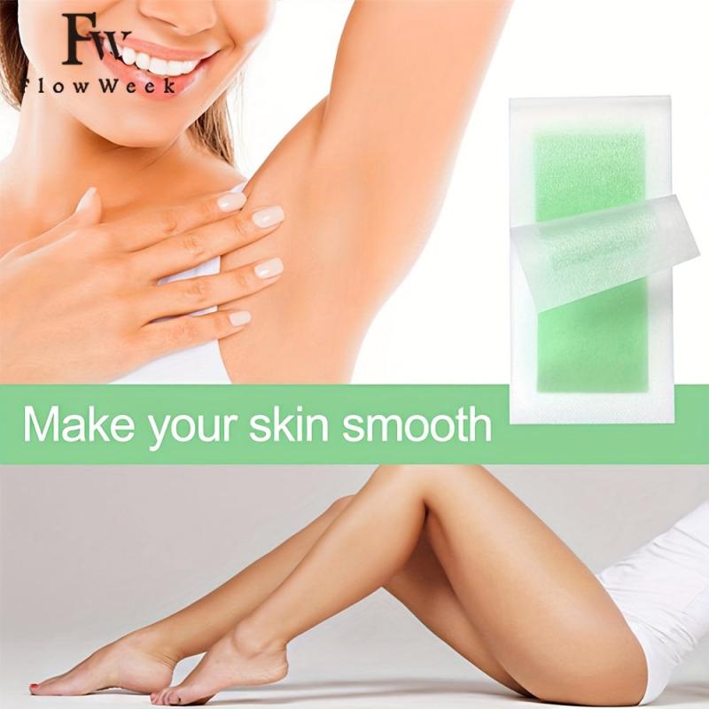 Facial Body Wax Strips Hypoallergenic All Skin Types Lip Hair Removal Wax Strip