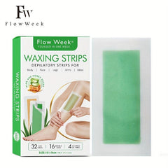 Facial Body Wax Strips Hypoallergenic All Skin Types Lip Hair Removal Wax Strip