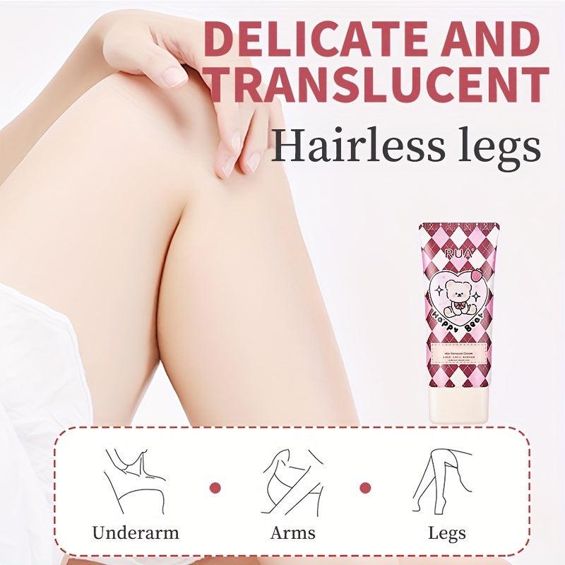 Alcohol-Free Painless Hair Removal Cream for Legs, Arms, and Armpits