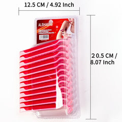 12PCS Women Razor Double Layers Blades Manual Razor For Girl Woman Shaving