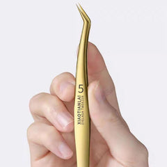 Stainless Steel Precision Tweezers for Eyelash Extension Nail Sticker