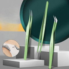 Stainless Steel Precision Tweezers for Eyelash Extension Nail Sticker