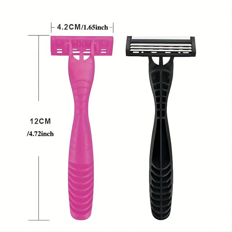Men Manual Safety Razor Face Cleansing Care Tool With Handle Replacement Holder