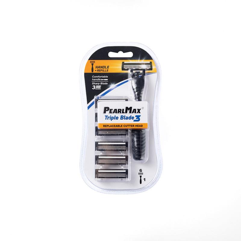 Men Manual Safety Razor Face Cleansing Care Tool With Handle Replacement Holder