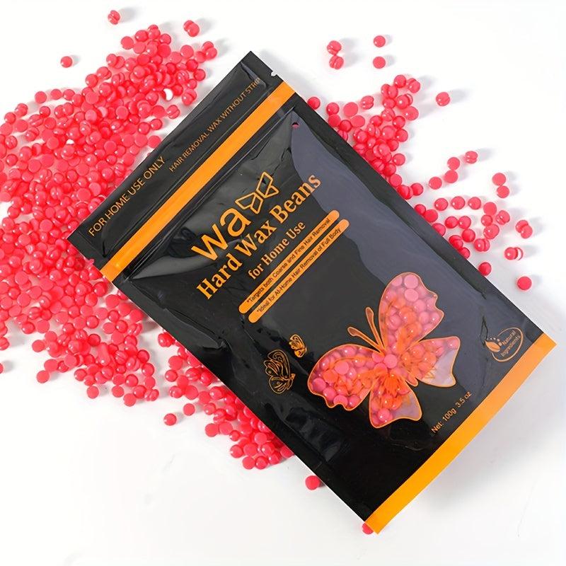 100g Hair Removal Hard Wax Beads for Face Eyebrows Legs Back Chest