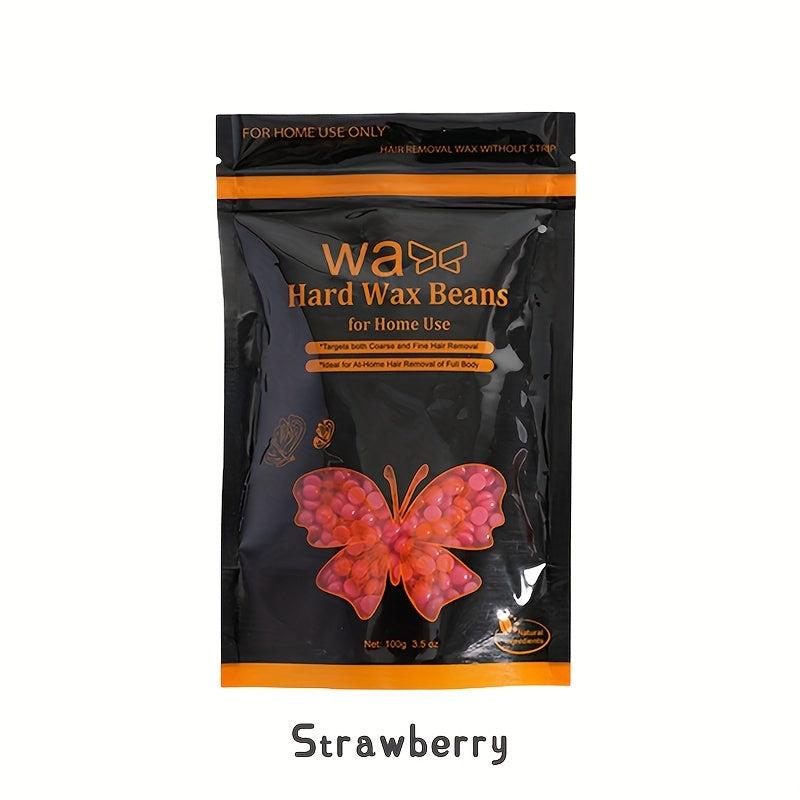 100g Hair Removal Hard Wax Beads for Face Eyebrows Legs Back Chest