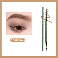 Waterproof Eyebrow Pencil Long Lasting Smudge Proof Double Ended Pencil