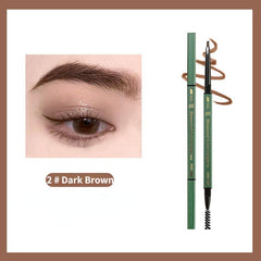 Waterproof Eyebrow Pencil Long Lasting Smudge Proof Double Ended Pencil