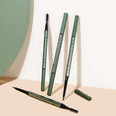 Waterproof Eyebrow Pencil Long Lasting Smudge Proof Double Ended Pencil