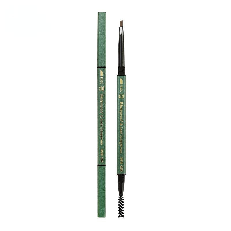 Waterproof Eyebrow Pencil Long Lasting Smudge Proof Double Ended Pencil