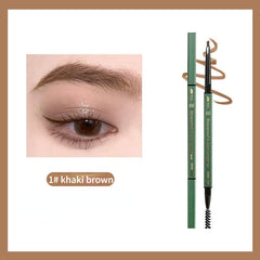 Waterproof Eyebrow Pencil Long Lasting Smudge Proof Double Ended Pencil