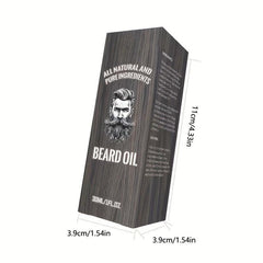 Organic Beard Growth Serum - Facial Hair Enhancer - Beard Shaping Tool
