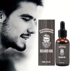 Organic Beard Growth Serum - Facial Hair Enhancer - Beard Shaping Tool