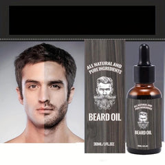 Organic Beard Growth Serum - Facial Hair Enhancer - Beard Shaping Tool