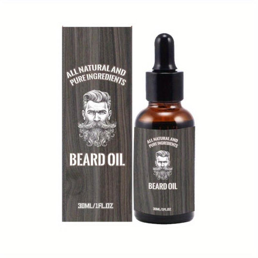 Organic Beard Growth Serum - Facial Hair Enhancer - Beard Shaping Tool