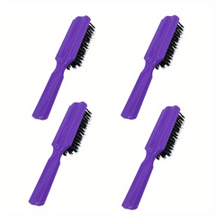 4PCS Hair Comb Nylon Bristle Hair Brush Set