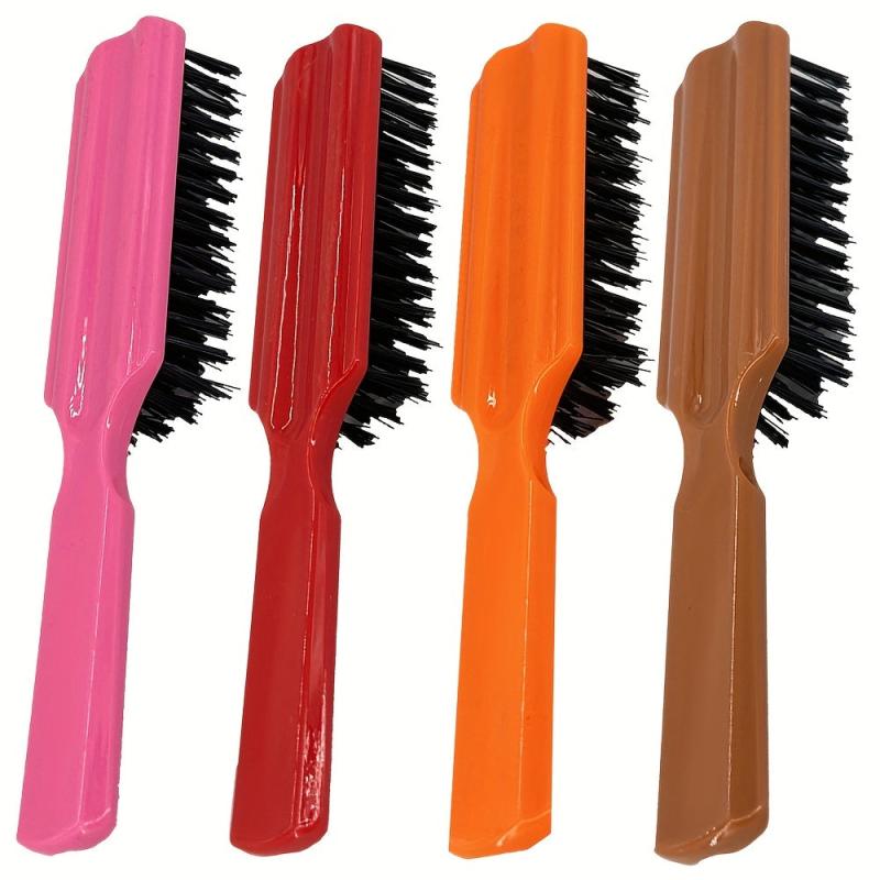 4PCS Hair Comb Nylon Bristle Hair Brush Set