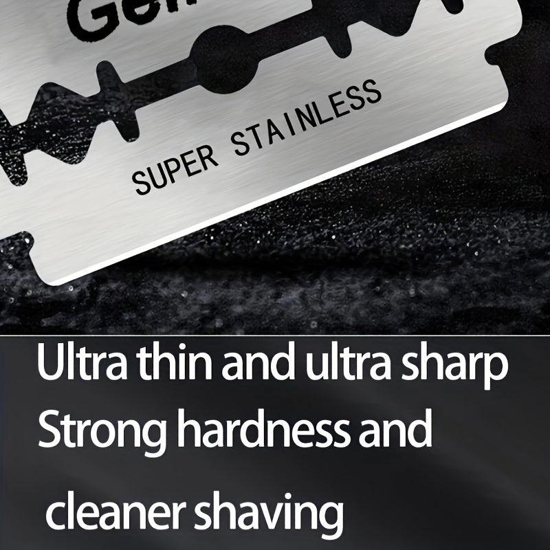 100 Counts Double Edge Razor Blades Shaving Blades For Men