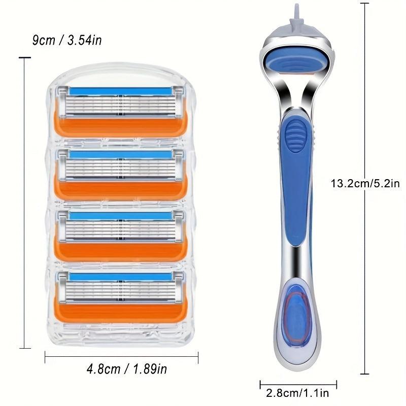 Classic Shaving Razor Set Stainless Steel Blades Safety Razors