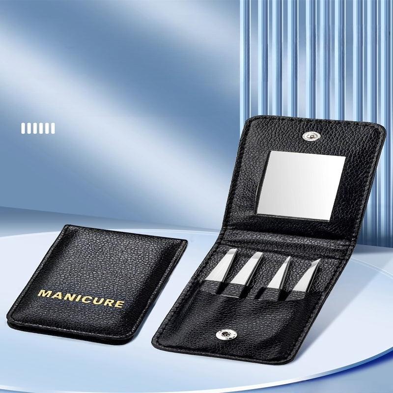 Professional Stainless Steel Eyebrow Tweezers Set