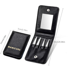 Professional Stainless Steel Eyebrow Tweezers Set