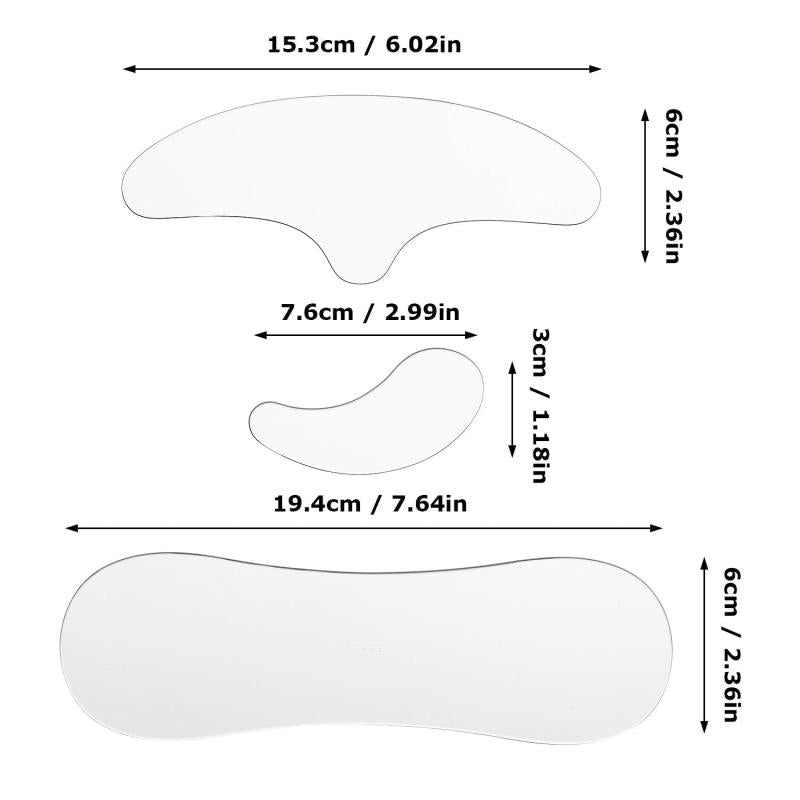 Silicone Facial Patches Wrinkle Pads Set