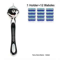 5-Layer Stainless Steel Safety Razor Shaving Set